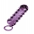 Закрытая фиолетовая насадка с пупырышками SAMURAI PENIS SLEEVE PURPLE - 14,5 см. - NMC - в Кисловодске купить с доставкой