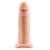 Телесный реалистичный фаллоимитатор с полостью Silicone Hollow Extension - 20 см. - Pipedream - купить с доставкой в Кисловодске