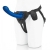 Синяя насадка Remote Control P-Spot G-Spot с черными трусиками - 20 см. - Pegasus - купить с доставкой в Кисловодске
