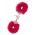 Металлические наручники с красной меховой опушкой METAL HANDCUFF WITH PLUSH RED - Dream Toys - купить с доставкой в Кисловодске