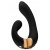 Черный гибкий вибростимулятор MIYO с двумя моторами - 18,5 см. - Shunga