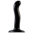 Черный фаллоимитатор-насадка Strap-On-Me P G spot Dildo size S - 16,4 см. - Strap-on-me - купить с доставкой в Кисловодске