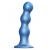 Голубая насадка Strap-On-Me Dildo Plug Balls size S - Strap-on-me - купить с доставкой в Кисловодске