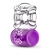 Фиолетовое эрекционное виброкольцо Pleaser Rechargeable C-Ring - Blush Novelties - в Кисловодске купить с доставкой