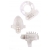 Набор из 3 прозрачных эрекционных колец с вибрацией Teasers Ring Kit - Chisa - в Кисловодске купить с доставкой