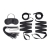Эротический набор 4PC Bondage Bed Strap   Flogger Kit - Lux Fetish - купить с доставкой в Кисловодске