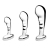 Набор из 3 стальных стимуляторов простаты Stainless Steel P-spot Training Set - b-Vibe - в Кисловодске купить с доставкой