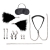 Большой эротический набор из 12 предметов Interchangeable Collar   Nipple Clips Set - Lux Fetish - купить с доставкой в Кисловодске