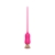 Розовый тонкий стимулятор Nipple Vibrator - 23 см. - I-MOON - купить с доставкой в Кисловодске