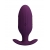 Фиолетовая анальная вибропробка с электростимуляцией Jefferson - 9,2 см. - Baile - купить с доставкой в Кисловодске
