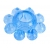 Голубая гелевая насадка-цветок - Toyfa Basic - в Кисловодске купить с доставкой