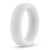 Белое люминесцентное эрекционное кольцо Silicone Glo Cock Ring - Blush Novelties - в Кисловодске купить с доставкой