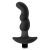 Черный вибромассажер простаты Prostate Massager 03 - 15,2 см. - Blush Novelties - в Кисловодске купить с доставкой
