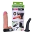 Страпон с 2 насадками и вибрацией UniStrap - 19 и 12 см. - LOVETOY (А-Полимер) - купить с доставкой в Кисловодске