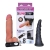 Страпон с 2 насадками и вибрацией UniStrap - 20 и 18 см. - LOVETOY (А-Полимер) - купить с доставкой в Кисловодске