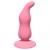 Розовая анальная пробка Waved Anal Plug Pink - 11 см. - Lola Games