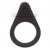 Чёрное эрекционное кольцо LIT-UP SILICONE STIMU RING 1 BLACK - Dream Toys - в Кисловодске купить с доставкой