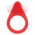 Красное эрекционное кольцо LIT-UP SILICONE STIMU RING 1 RED - Dream Toys - в Кисловодске купить с доставкой