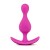 Розовая фигурная анальная пробка Luxe Explore - 11,4 см. - Blush Novelties