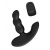 Черный силиконовый стимулятор простаты Levett Nitoc с пультом ДУ - Levett - в Кисловодске купить с доставкой