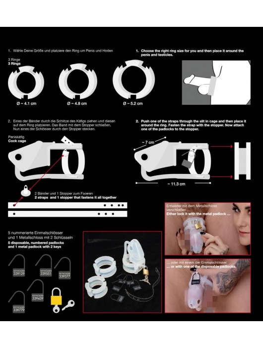 Набор для мужского пояса верности Cock Cage Set - Orion - купить с доставкой в Кисловодске