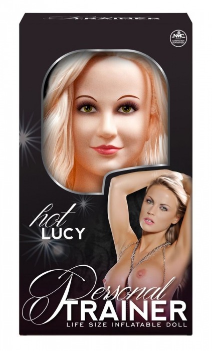 Надувная кукла с вибрацией и 2 любовными отверстиями Hot Lucy Lifesize Love Doll - NMC - в Кисловодске купить с доставкой