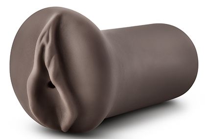 Коричневый мастубратор-вагина Nicole s Kitty - Blush Novelties - в Кисловодске купить с доставкой
