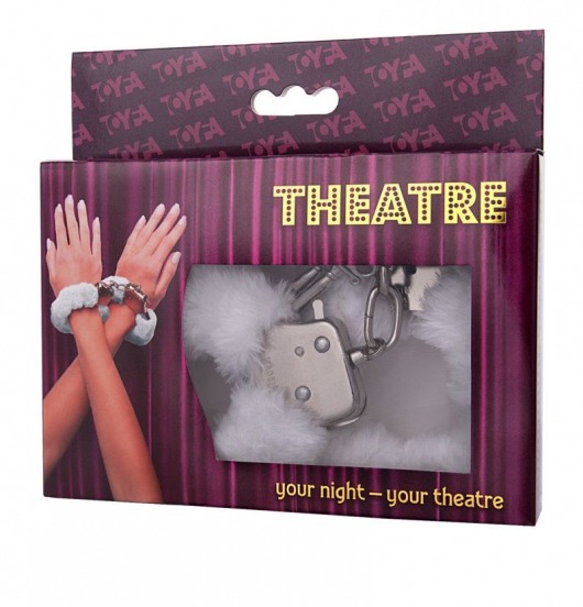 Наручники с белой меховой опушкой - ToyFa - купить с доставкой в Кисловодске