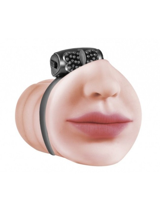 Мастурбатор-ротик с виброкольцом Satisfaction Beloved - Lola Games - в Кисловодске купить с доставкой