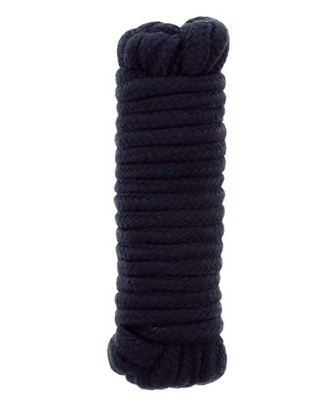 Чёрная веревка для связывания BONDX LOVE ROPE - 5 м. - Dream Toys - купить с доставкой в Кисловодске
