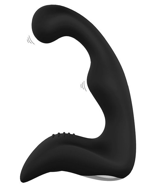 Чёрный перезаряжаемый массажёр простаты BOOTY PLEASER - Dream Toys - в Кисловодске купить с доставкой