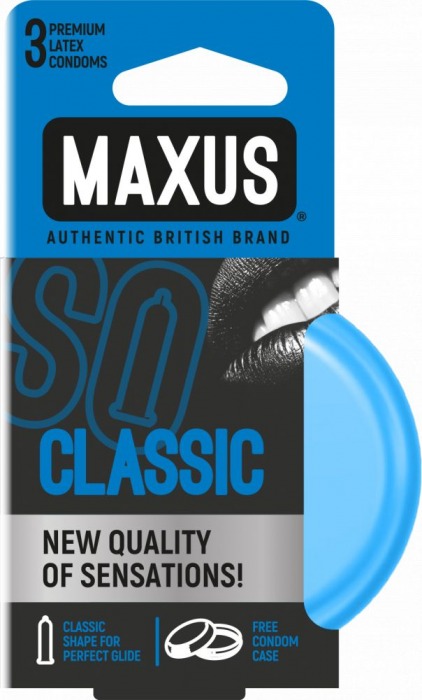 Классические презервативы в железном кейсе MAXUS Classic - 3 шт. - Maxus - купить с доставкой в Кисловодске