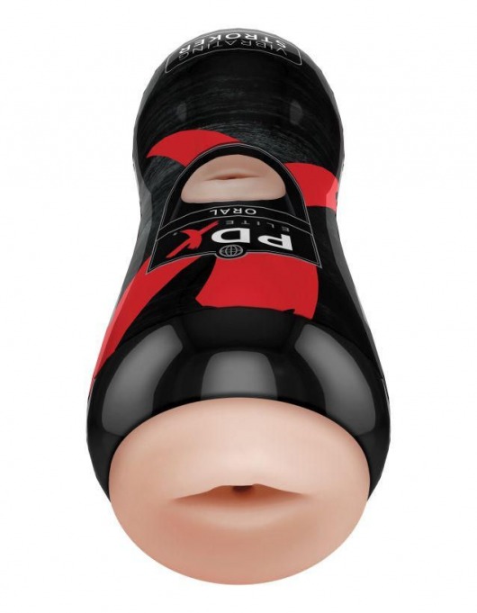 Мастурбатор-ротик Vibrating Oral Stroker - Pipedream - в Кисловодске купить с доставкой