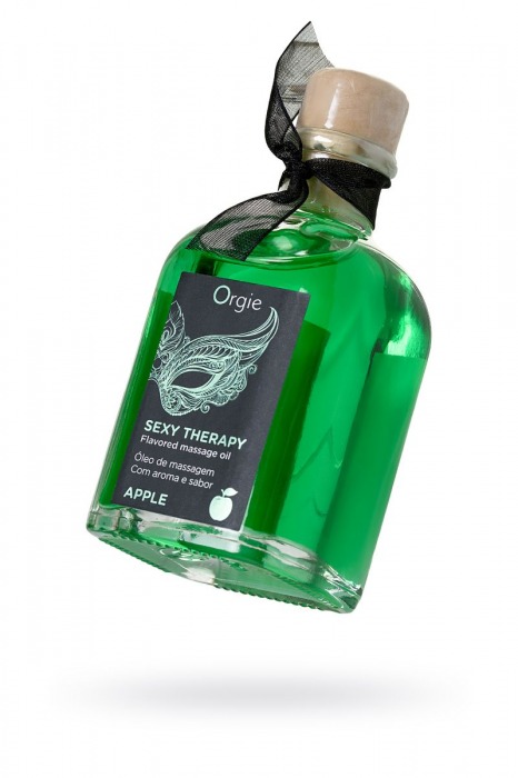 Массажное масло Orgie Lips Massage со вкусом яблока - 100 мл. - ORGIE - купить с доставкой в Кисловодске