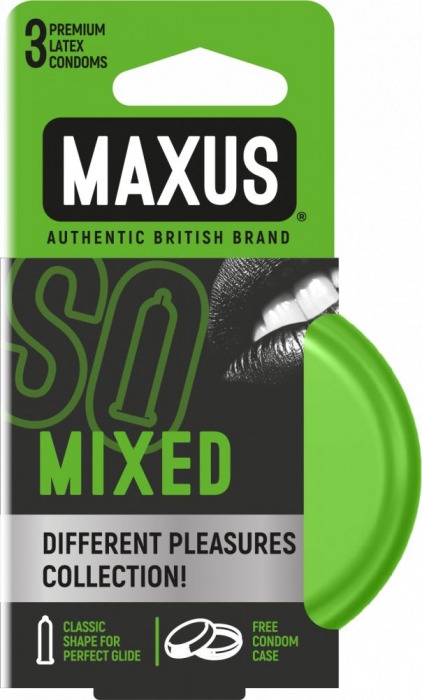 Презервативы в железном кейсе MAXUS Mixed - 3 шт. - Maxus - купить с доставкой в Кисловодске