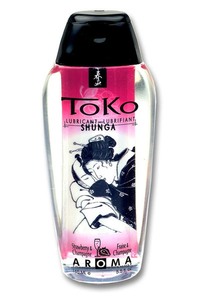 Лубрикант с ароматом клубники и шампанского - 165 мл. - Shunga - купить с доставкой в Кисловодске