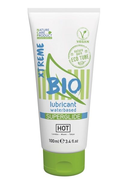 Интимный увлажняющий гель BIO SuperGlide Xtreme - 100 мл. - HOT - купить с доставкой в Кисловодске