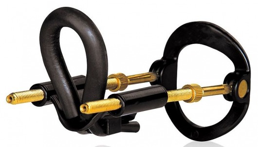 Черный экстендер-растяжитель пениса - Sex Expert - в Кисловодске купить с доставкой