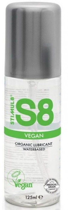 Веганский лубрикант на водной основе S8 Vegan Lube - 125 мл. - Stimul8 - купить с доставкой в Кисловодске