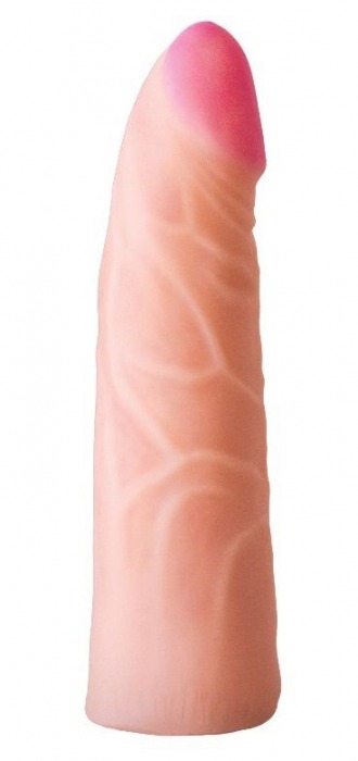 Фаллическая насадка на трусики харнесс - 17,5 см. - LOVETOY (А-Полимер) - купить с доставкой в Кисловодске