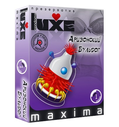 Презерватив LUXE Maxima  Аризонский Бульдог  - 1 шт. - Luxe - купить с доставкой в Кисловодске