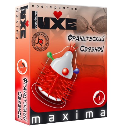 Презерватив LUXE Maxima  Французский связной  - 1 шт. - Luxe - купить с доставкой в Кисловодске