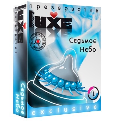 Презерватив LUXE  Exclusive  Седьмое небо  - 1 шт. - Luxe - купить с доставкой в Кисловодске