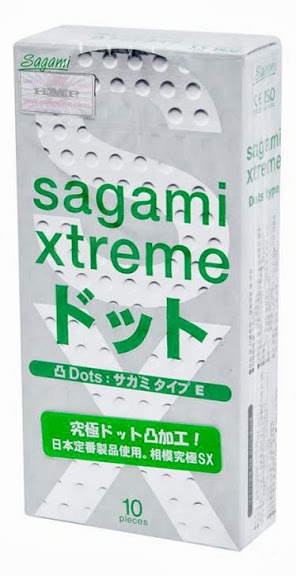 Презервативы Sagami Xtreme Type-E с точками - 10 шт. - Sagami - купить с доставкой в Кисловодске