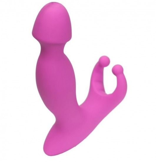 Розовый стимулятор простаты с усиками - 15 см. - 4sexdreaM - в Кисловодске купить с доставкой