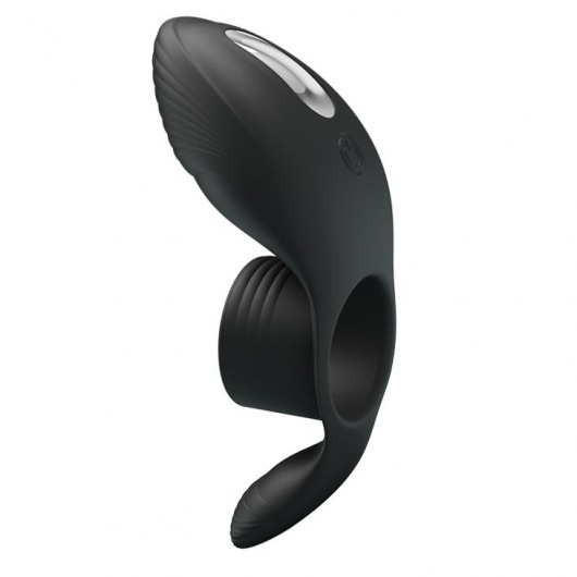Черное кольцо на пенис с вибрацией Vibration Penis Sleeve - Baile - в Кисловодске купить с доставкой
