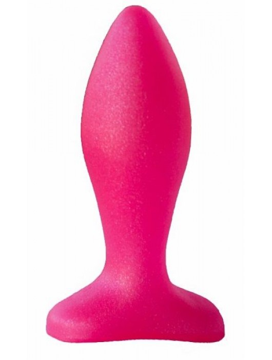 Розовая анальная пробка - 9 см. - LOVETOY (А-Полимер)