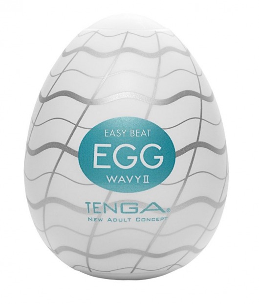 Мастурбатор-яйцо EGG Wavy II - Tenga - в Кисловодске купить с доставкой