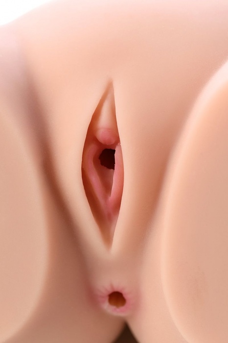 Мастурбатор-полуторс Cherry с вибрацией и двумя любовными тоннелями - KOKOS - в Кисловодске купить с доставкой