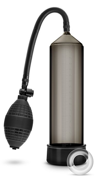 Черная вакуумная помпа VX101 Male Enhancement Pump - Blush Novelties - в Кисловодске купить с доставкой
